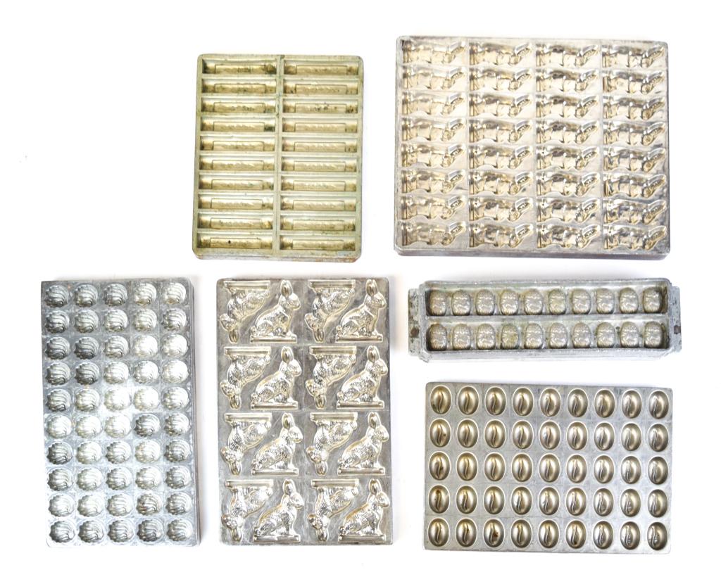 Grouping of Vintage Chocolate Mold Trays (1 of 7)