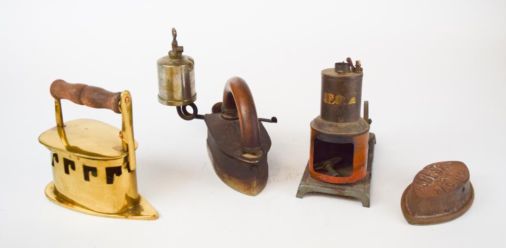 Irons, Sad Iron & Stem Engine (1 of 15)