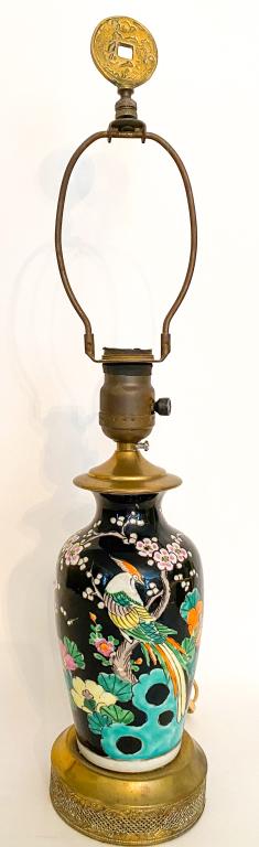 Chinese Vase Mounted as a Lamp (1 of 4)