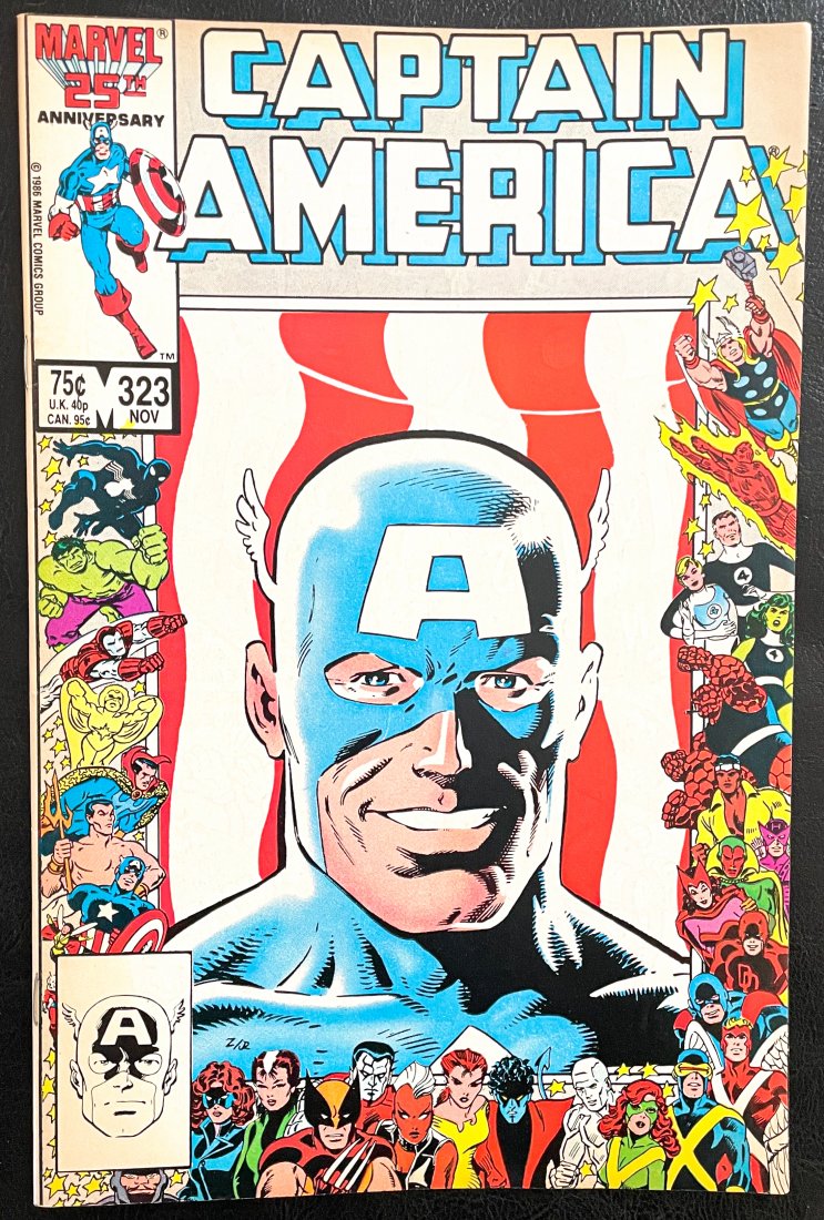 Captain American Comic #323 Super-Patriot (1 of 1)