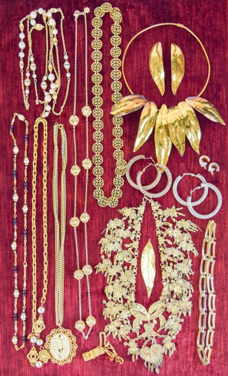 Grouping of Necklaces and Earrings (1 of 12)