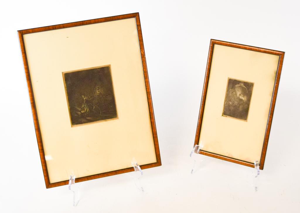 2 Etchings After Rembrandt van Rijn (1 of 10)