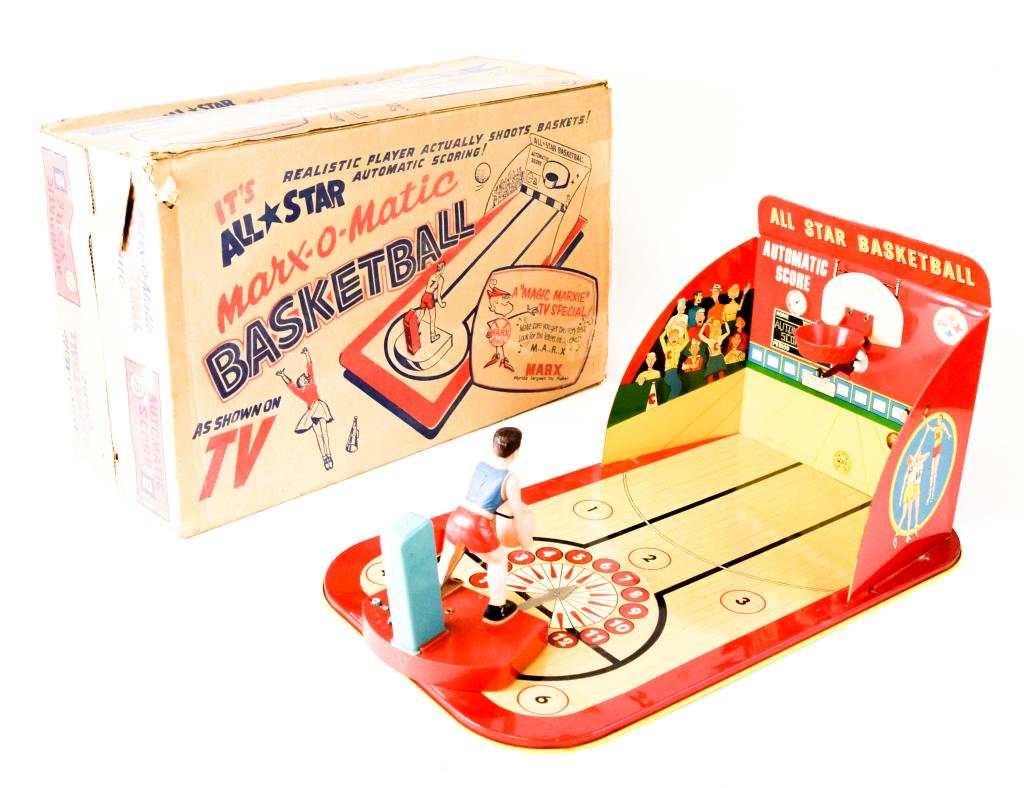 Tin Litho Marx-O-Matic All-Star Basketball Game (1 of 13)