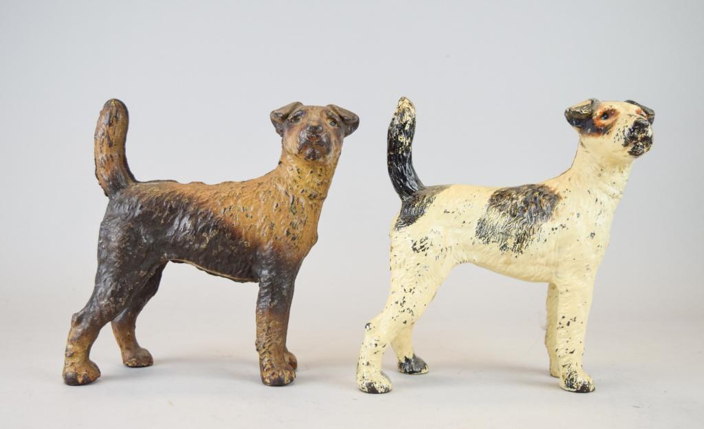 2 Jack Russell Terrier Cast Iron Doorstops (1 of 10)