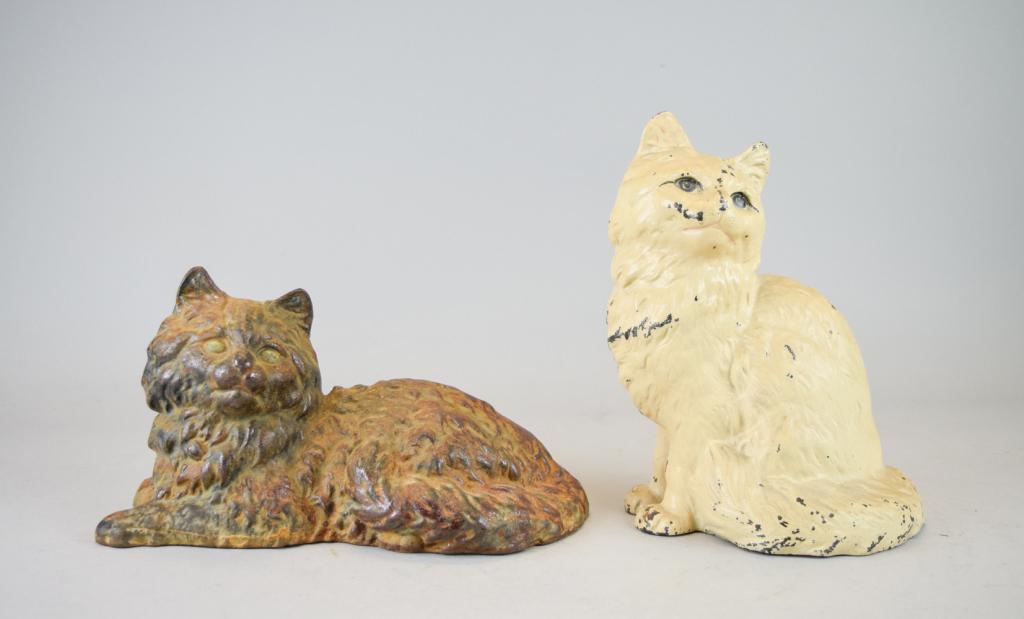 Iron Art & Hubley Cast Iron Cat Doorstops (1 of 11)