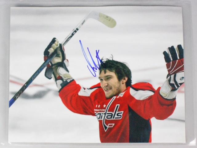 Autographed Alexander Ovechkin Capitals Photograph (1 of 2)
