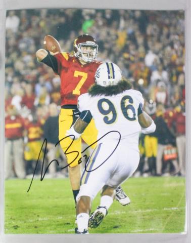 Autographed Matt Barkley USC Photograph (1 of 2)