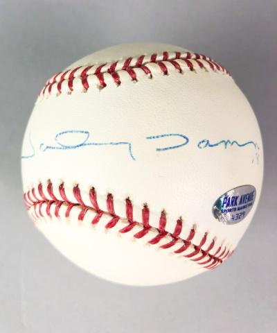 Johnny Damon Autographed Baseball (1 of 5)