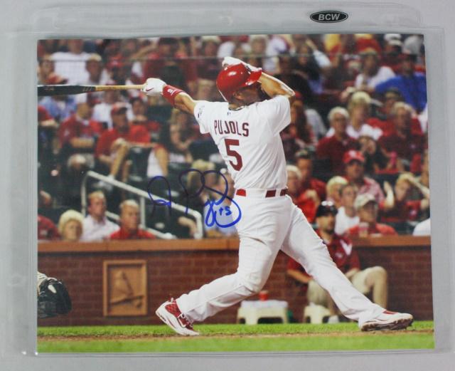 Autographed Albert Pujols St Louis Cardinals Photo (1 of 3)