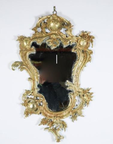 Gilded Metal Framed Mirror (1 of 9)