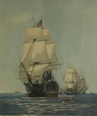 Etching and Aquatint Nautical (1 of 6)