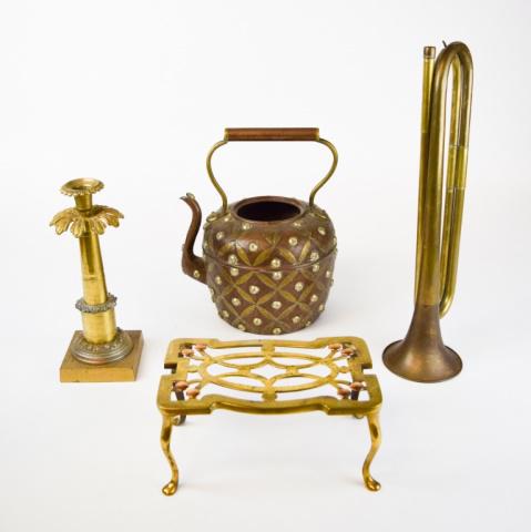 4 Brass & Copper Decorative Items (1 of 15)
