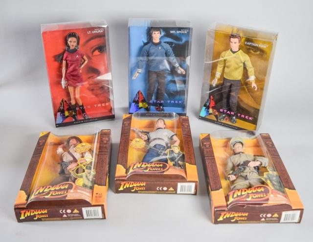 6 Indiana Jones and Stark Trek Figures New In Box (1 of 5)
