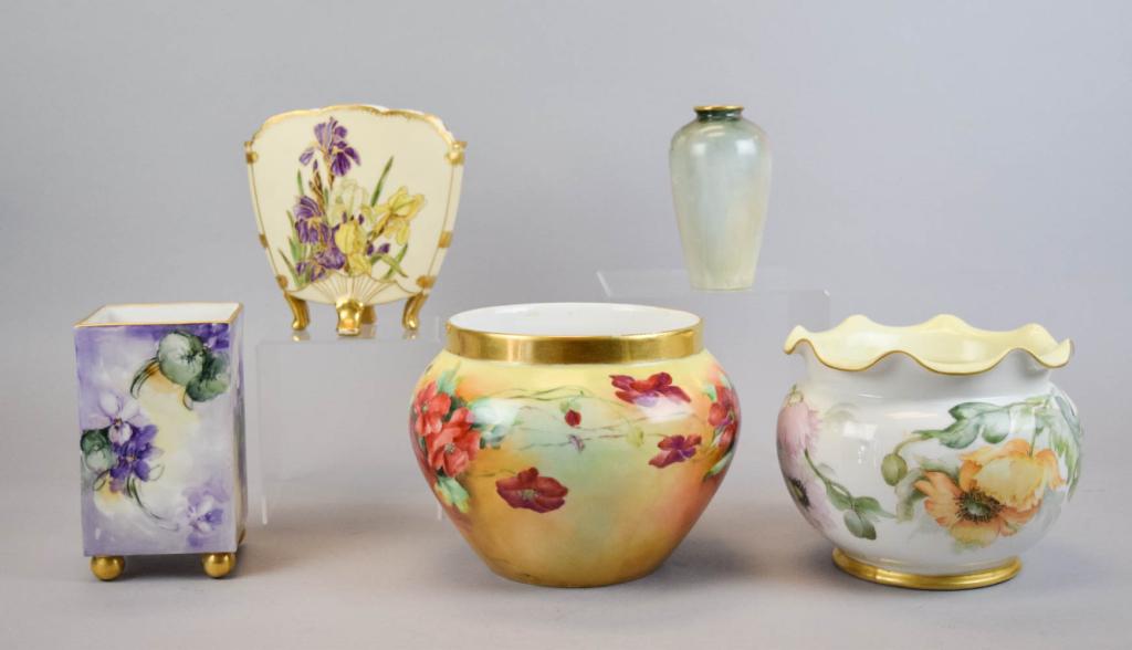 Grouping of Five Porcelain Vases (1 of 17)