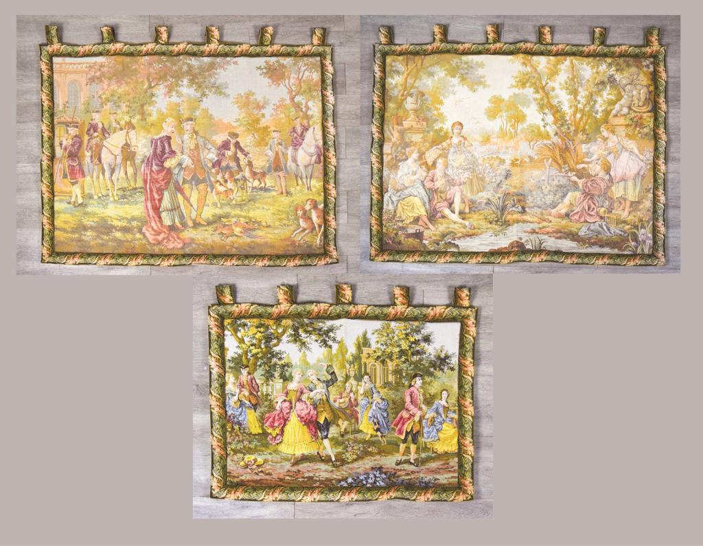 3 Needlepoint Panels (1 of 9)