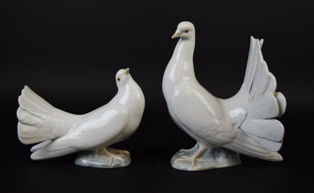 2 Lladro Dove Porcelain Figurines (1 of 13)