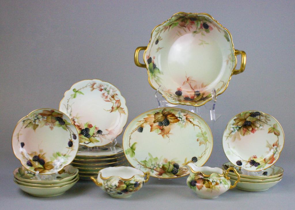 19 Piece Tressemanes & Vogt Limoges Dessert Set (1 of 8)