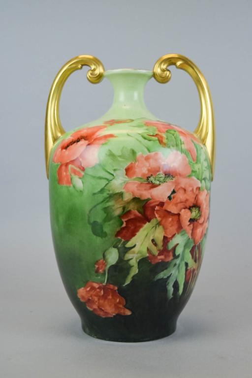 Jean Pouyat Limoges Porcelain Vase (1 of 8)