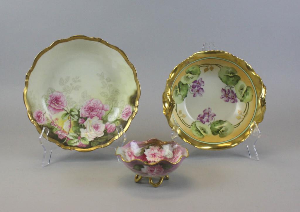 3 Elite Limoges Porcelain Bowls (1 of 14)
