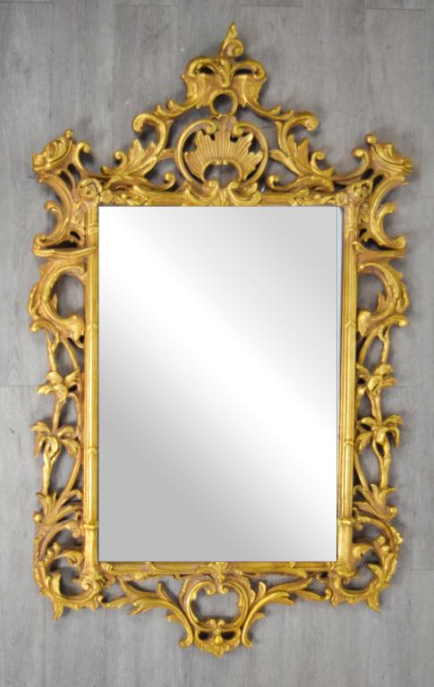 Decorative Arts Inc. Carved Giltwood Mirror (1 of 8)