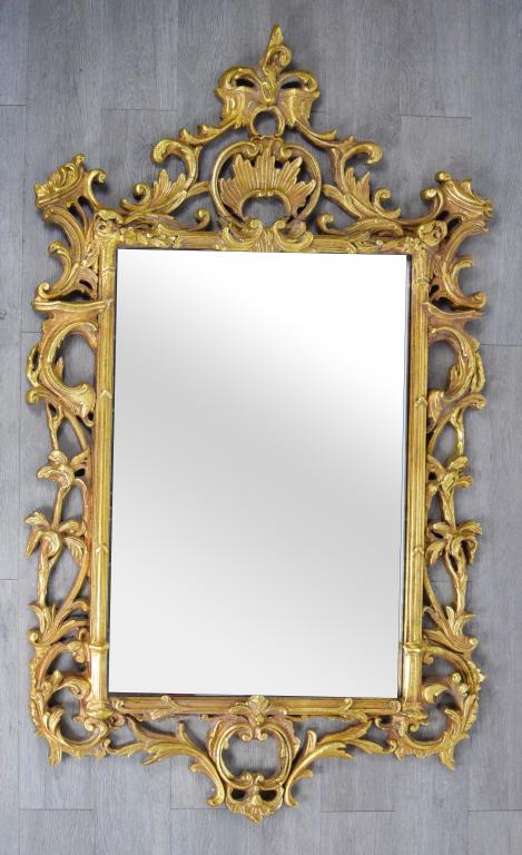 Decorative Arts Inc. Carved Giltwood Mirror (1 of 5)