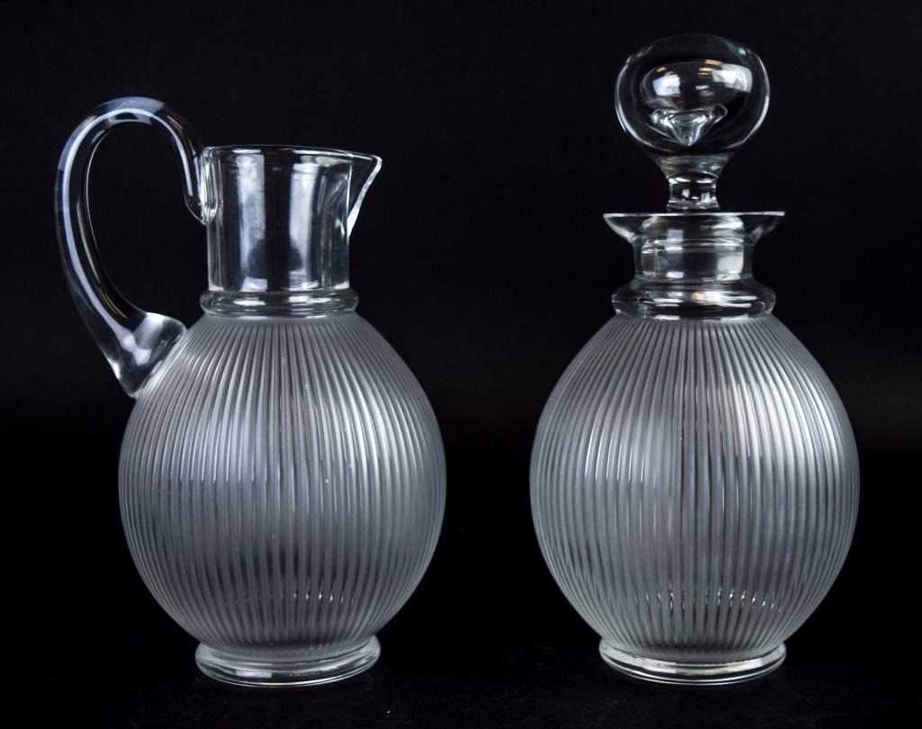 Lalique Langeais Crystal Decanter & Pitcher (1 of 10)