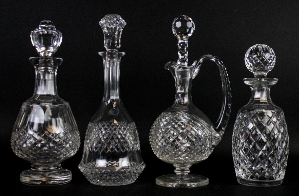 4 Waterford & Galway Crystal Decanters (1 of 12)