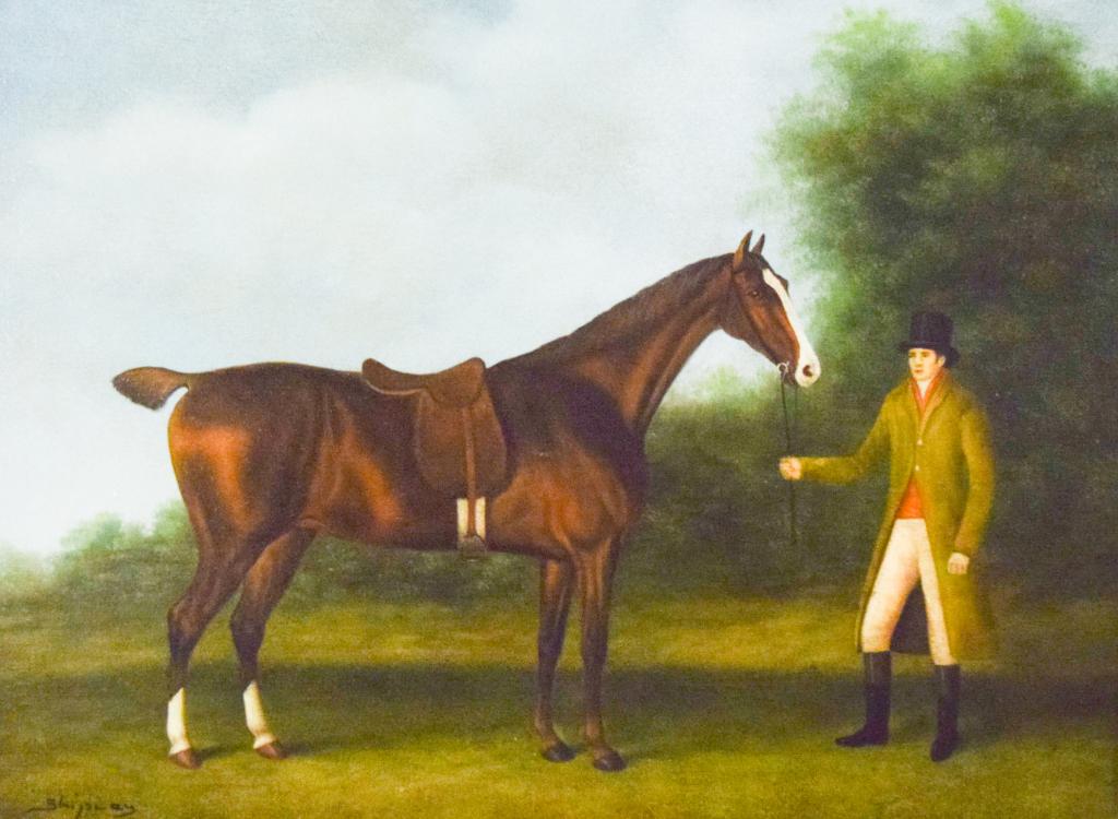 Signed Shipley Equestrian Oil on Canvas (1 of 9)