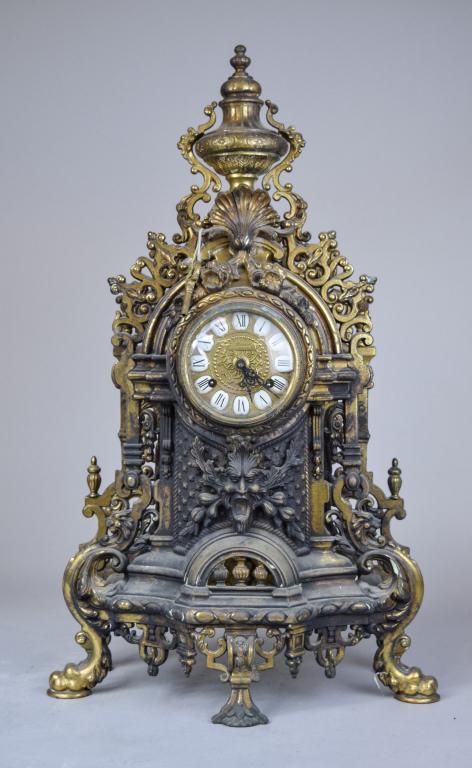 Franz Hermle Louis XV Style Gilt Bronze Clock (1 of 12)