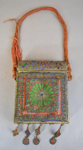 Silver Tone Metal & Enamel Koran Case (1 of 6)