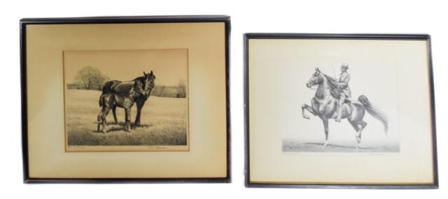 Pair of Clarence William Anderson Lithographs (1 of 10)