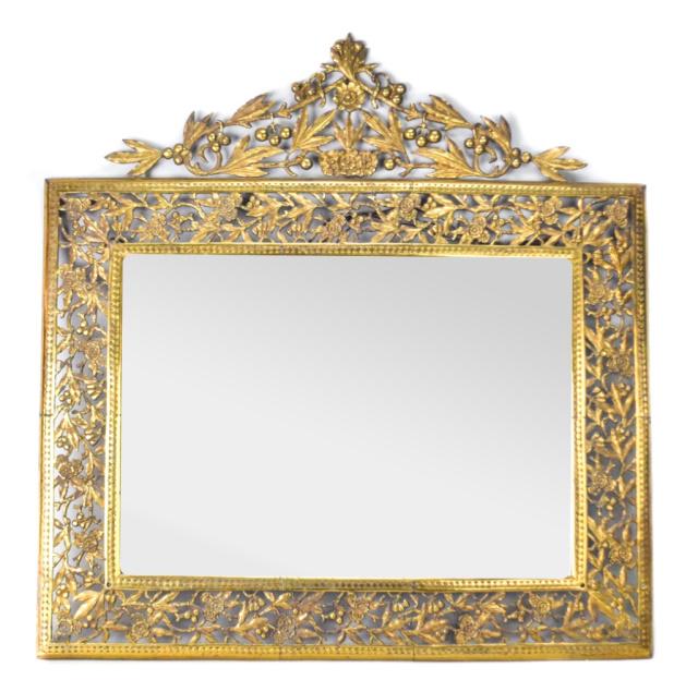 Ornamental Brass Mirror (1 of 6)