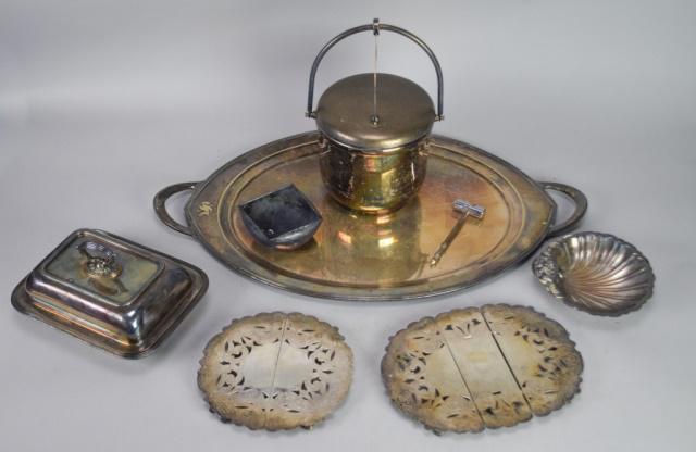 Lot of Silver Plate (1 of 10)