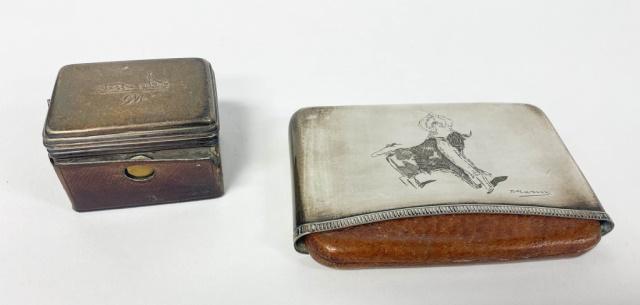 Silver & Leather Smoking Accessories (1 of 15)