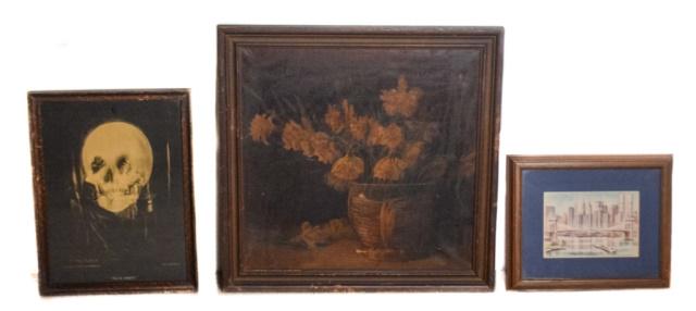 Lot of 3 Art Pieces (1 of 9)