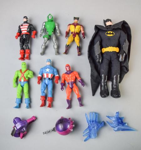 Grouping of DC and Marvel Action Figures (1 of 7)