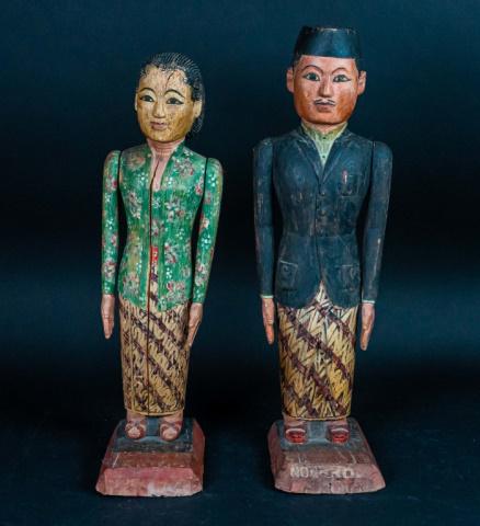 Loro Blonyo Javanese Carved Wood Wedding Figures (1 of 16)