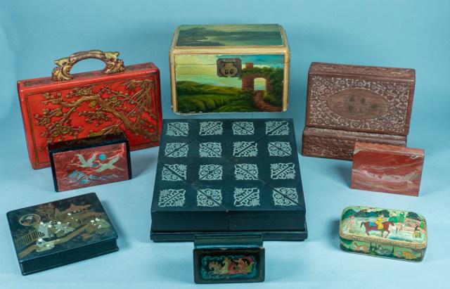 Grouping of Decorative Boxes (1 of 20)