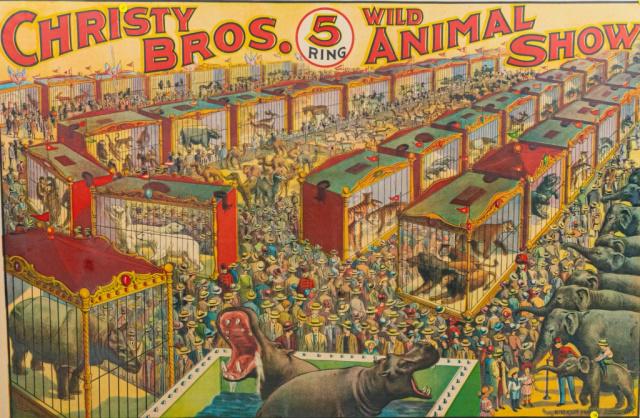Christy Brothers Lithograph Circus Poster (1 of 8)