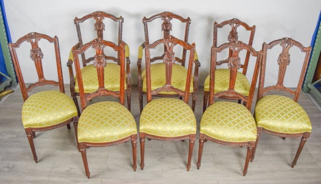 8 Continental / French Style Dining Chairs (1 of 18)