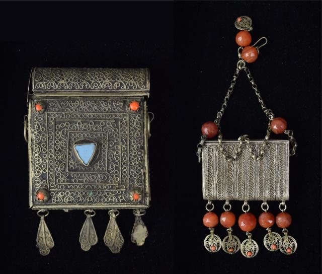 2 Mixed Metal & Stone Koran Cases (1 of 8)