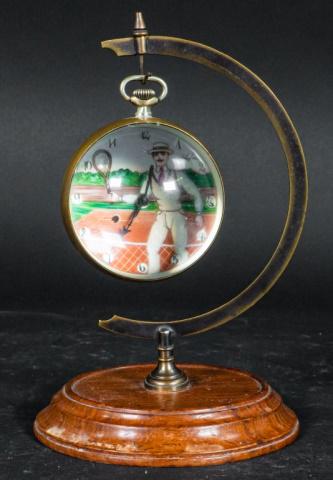 Swiss Omega Painted Glass Ball Clock (1 of 8)