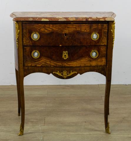 Louis XV Style Marble-Topped Commode (1 of 12)