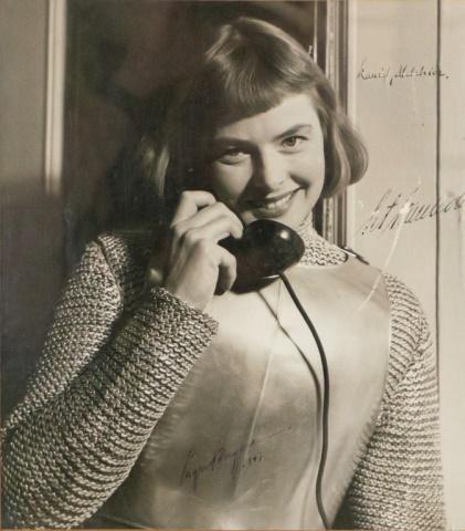 Ingrid Bergman Signed Photograph (1 of 7)