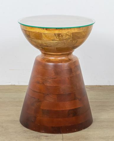 Modern Glass Top Side Table (1 of 4)