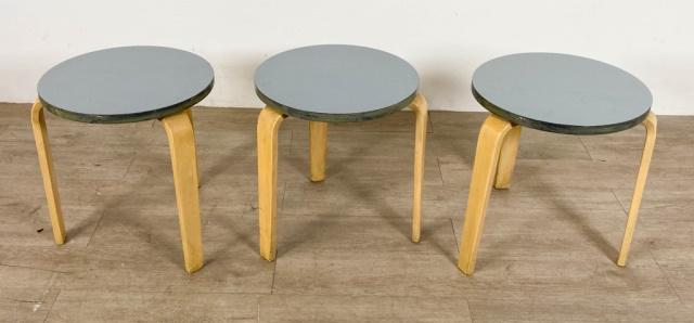 3 Alvar Alto Mid-Century Modern Stools (1 of 13)