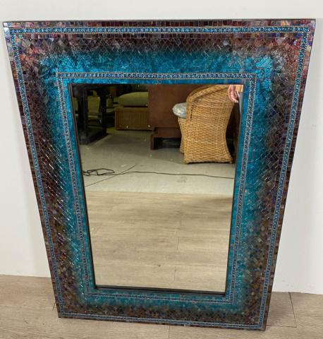 Contemporary Midnight Mosaic Mirror (1 of 10)