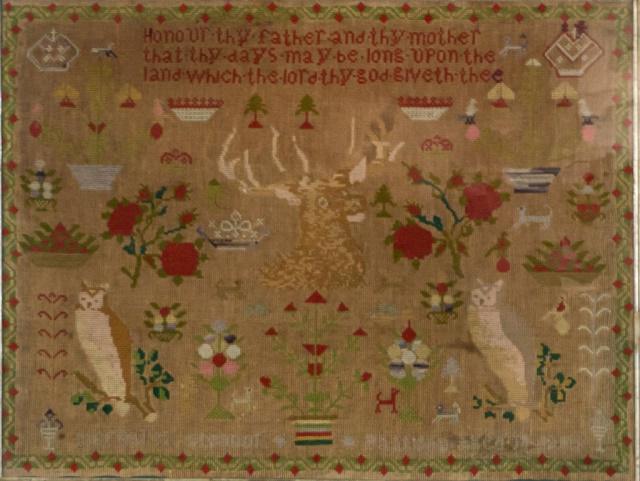Margaret Pattinson 1879 Needlework Sampler (1 of 7)