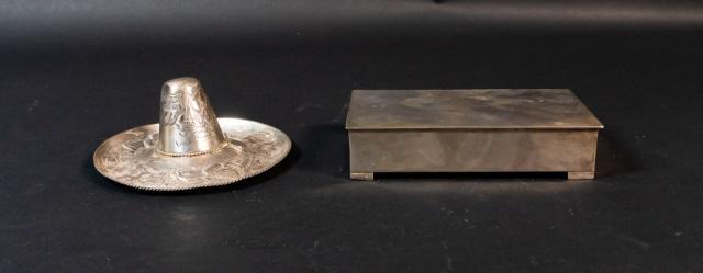 Lot of 2 Mexican Sterling Decorative Items (1 of 10)