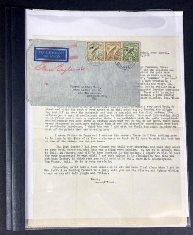 Handwritten Memo From Margaret Mead to Ledoux 1938 (1 of 6)